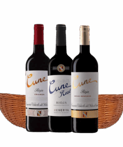 Canasta 3 Tintos Cune Rioja
